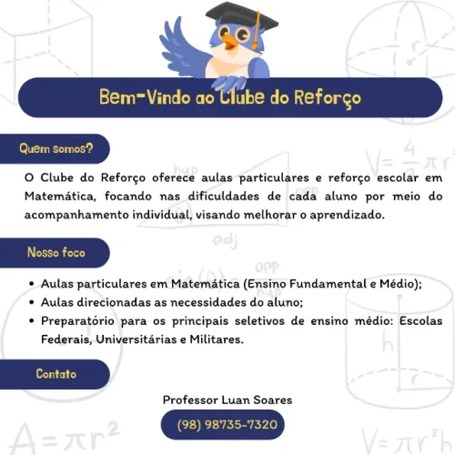 Aulas Particulares de Matemática