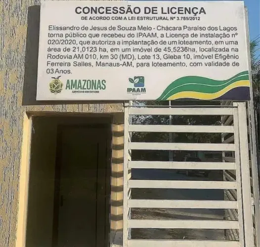 Vende terreno de chácara com Igarapé