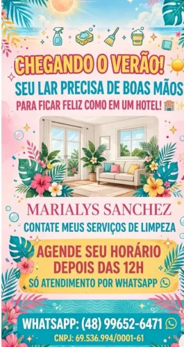 Serviços de limpeza doméstico seu lar em mihas mãos