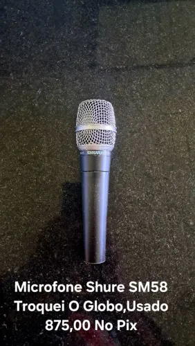 Microfone Shure SM58 Original 705,00