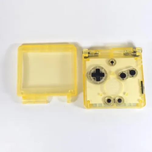 Carcaça Game Boy Advance SP Amarelo Translúcido