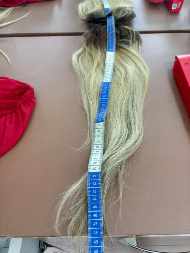 Mega hair loiro(cabelo brasileiro)