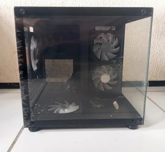 Gabinete Gamer Hayom Aquário + 4 Fans RGB | Novo |