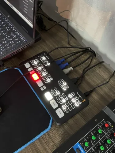 Blackmagic ATEM Mini Pro - Mesa de Corte para Transmissão ao Vivo