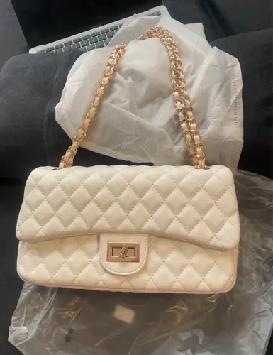 Bolsas em couro PU - em formato Matelassê