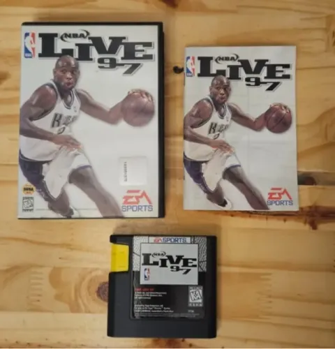 Jogo Original para Mega Drive / Genesis - NBA LIVE 97