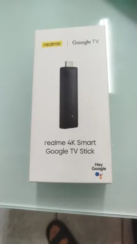 File Sitck Realme 4k Smart Google Tv Stick Controle De Voz Original - NOVO