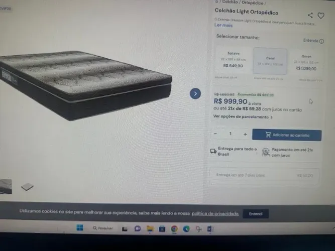 Colchão de casal