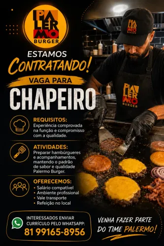 Chapeiro / cozinheiro