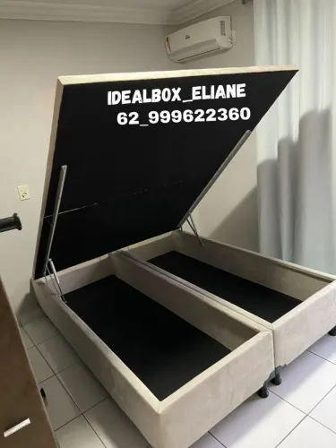 Box baú Queen size _ conforto com espaço extra.
