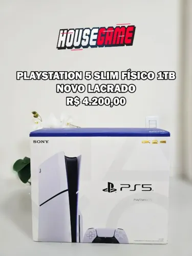 PLAYSTATION 5 SLIM FÍSICO 1TB - NOVO LACRADO