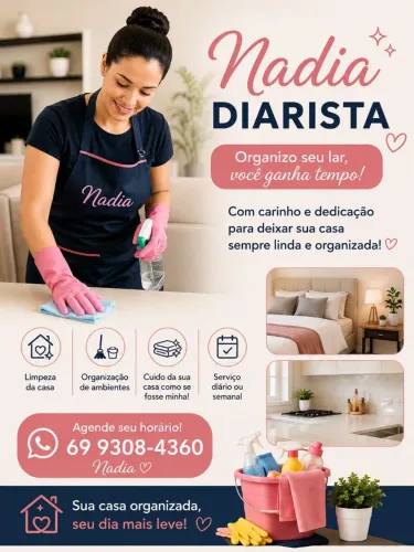 Diarista faxineira 