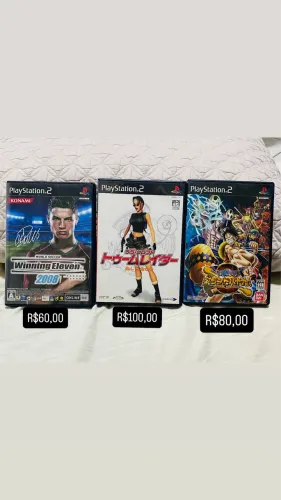 Jogos PS2 Originais Japoneses