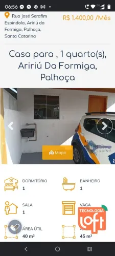 Casa alugar palhoça