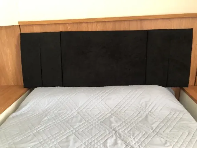 Cabeceira Queen Box Estofada Macia Fácil Instalação 160 X 55 - Nova - Oportunidade Única