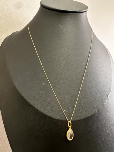 Corrente Veneziana de ouro 1.30g 18k procedência garantia eterna