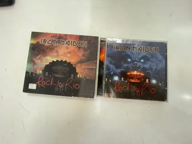 CD IRON MAIDEN - ROCK IN RIO (DUPLO) RARIDADE
