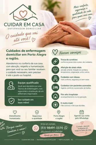 ATENDIMENTO DOMICILIAR DE ENFERMAGEM