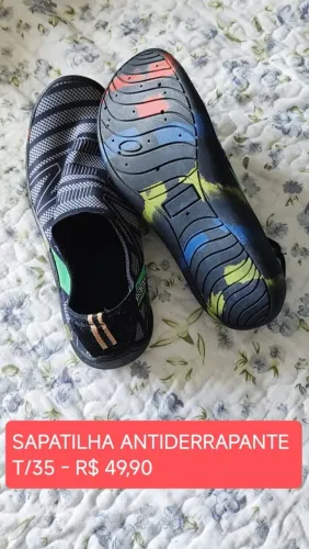 Sapatilha antiderrapante