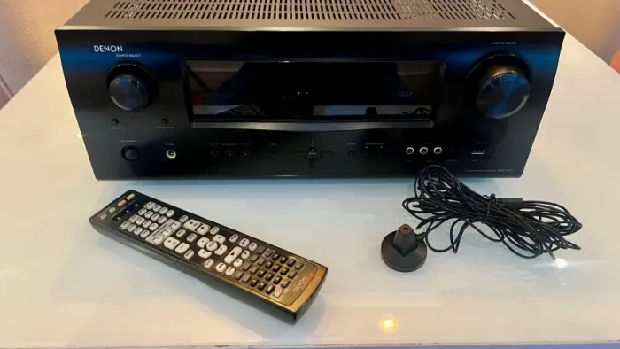 Receiver Denon AVR-1911 + Controle + Microfone - Revisado - Funcionando 100%