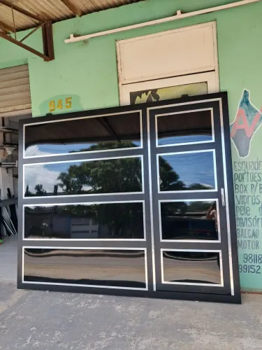 Portão de alumínio 