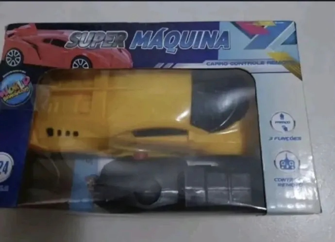 carrinho com controle remoto 2 funções + pilhas 