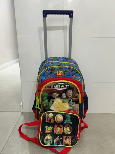 Mochila de rodinha + Lancheira Toy Story 