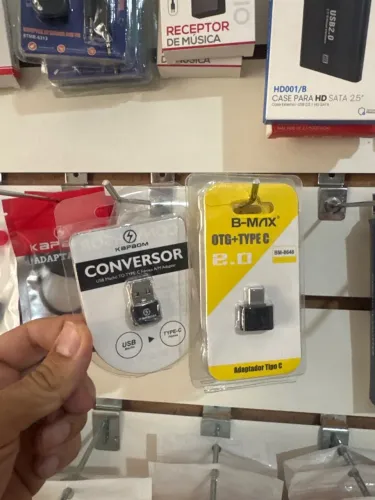 Adaptador USB- Tipo-C ou Cabo OTG Adaptador USB para Tipo-C