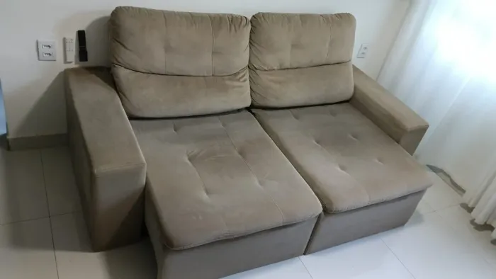 Sofás retrátil e reclinável 