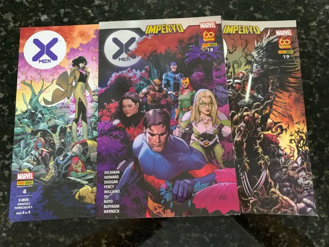 HQs X-MEN - MARVEL - Vol. 4, 18 e 19