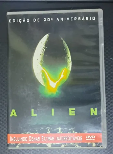 4 DVDs Alien, Alien 2, Alien 3 e Alien Covenant originais Ridley Scott, James Cameron