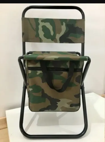 Banqueta Bolsa De Mão Pesca Camping Praia Camuflada
