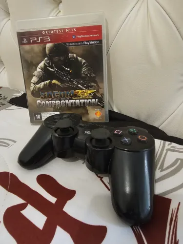 Controle PlayStation 3 Original + Socom Confrontation