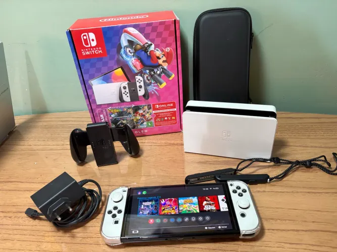 Switch Oled Desbloqueado - COMPLETO