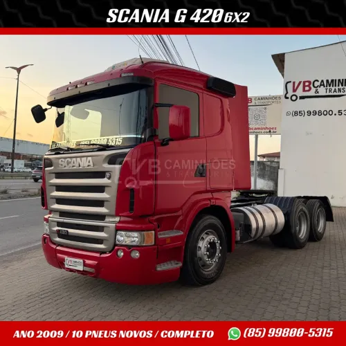 SCANIA G420 2009 6X2 | 10 PNEUS NOVOS