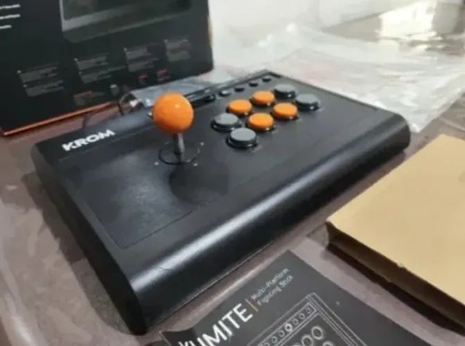 Controle Arcade Krom Stick Fight, Ps4, Xbox, Pc (não Envio)