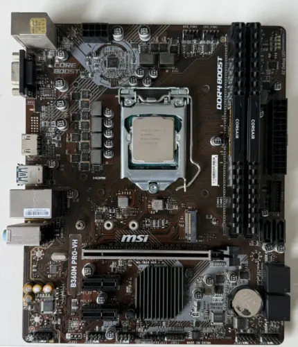 KIT i5-8600K + 16GB Corsair + B360M Msi