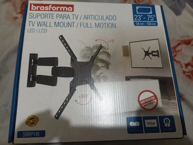Suporte para tv articulado de 23 a 75 polegadas 