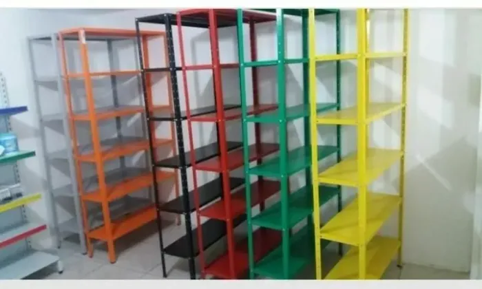 Estante de ferro cinza 6 bandejas pronta entrega 