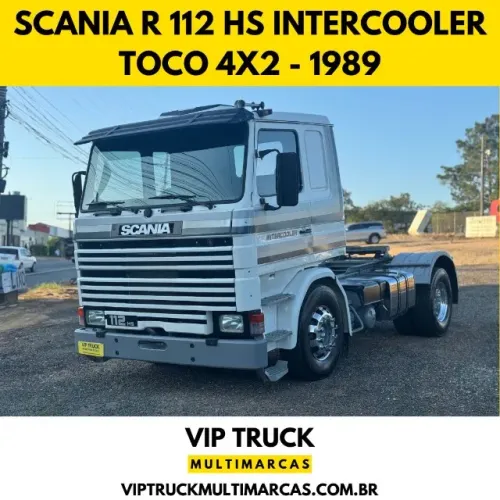 Scania R 112 HS Intercooler Tanque de Inox e Roda de Aluminio caminhao Reliquia de passeio