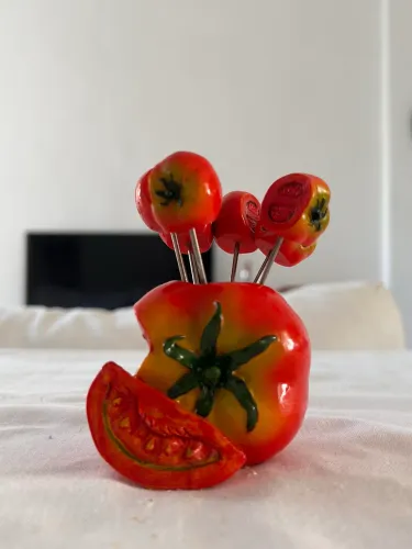 Petisqueira vintage tomate 