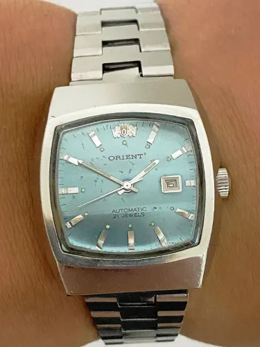 Relógio Orient automático feminino vintage.
