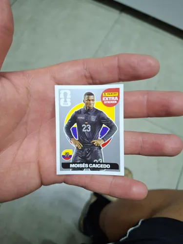 Figurinha Legend Panini Prata Moisés Caicedo