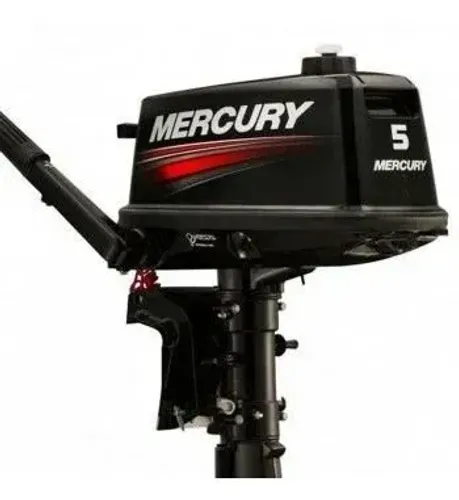 Motor Mercury 5HP Rabeta Longa - Motor de Popa