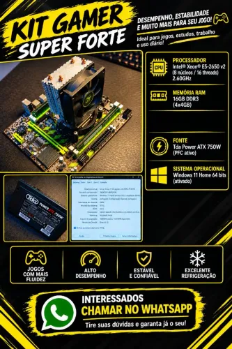 Kit Gamer + HD 1TB