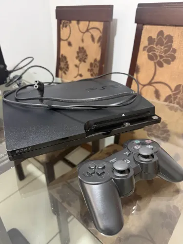 PlayStation 3 Fat + 1 Controle + Cabo de Alimentação