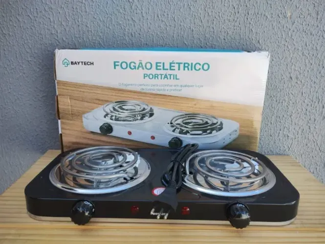 Fogão Elétrico Portátil 2 Bocas