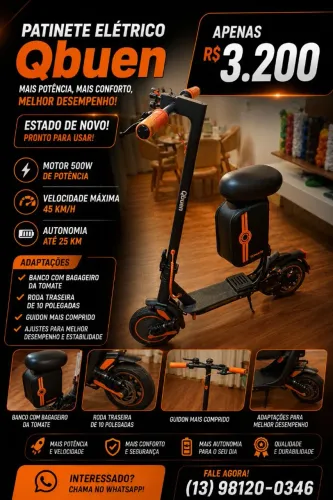 Patinete elétrico Qbuen 500w 