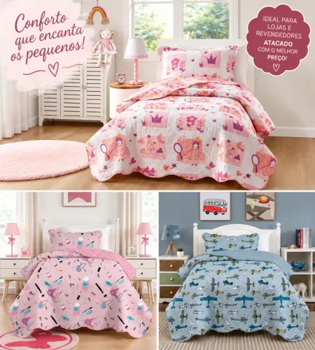Cobre leito infantil