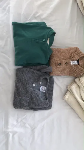 blusões zara, carter?s e Riachuelo